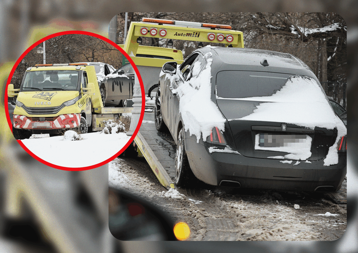 Imagine Stire Rolls-ul lui Pescobar a zis „pas” la zăpadă! Iarna nu-i ca vara… | 2review.ro