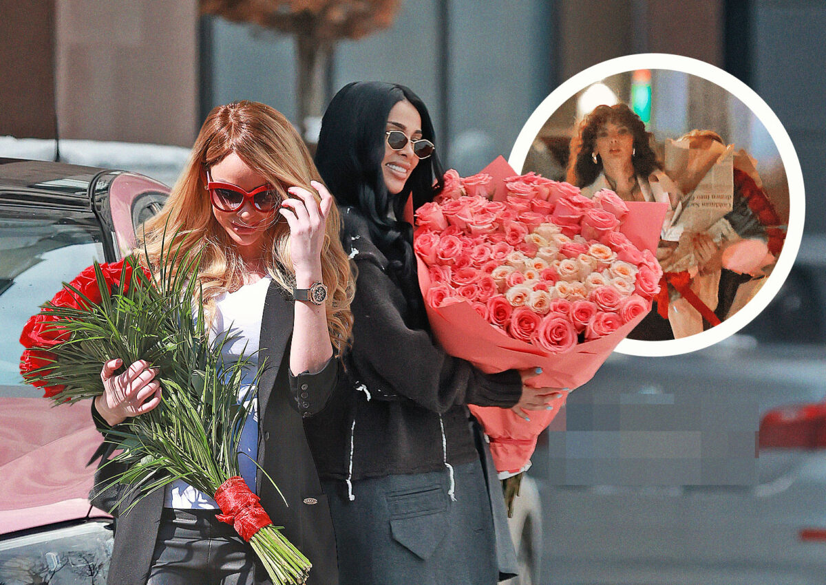 Imagine Stire Bianca Drăgușanu, Cristina Pucean și Ramona Olaru, răsfățate peste măsură! Top 40 iubăreți cu brațele pline de flori, de Valentine’s Day | 2review.ro