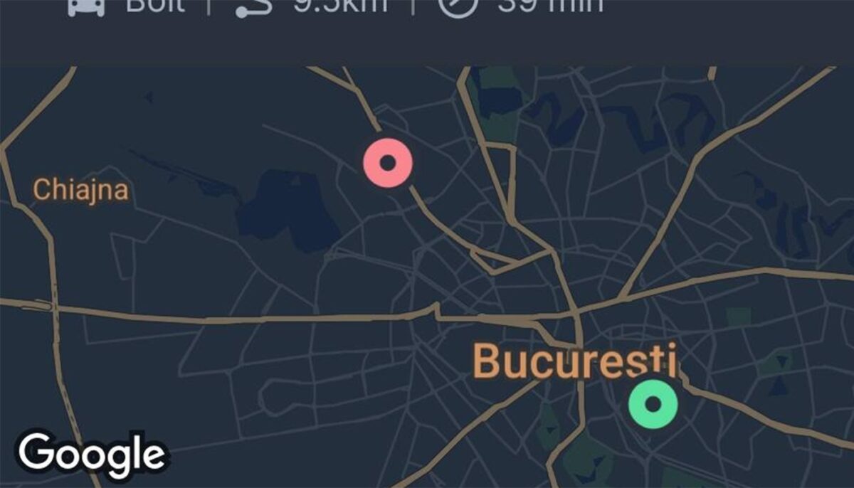 Imagine Stire Mai rar așa ceva! Cât a plătit un client Bolt pentru o cursă de 45 de minute în București | 2review.ro
