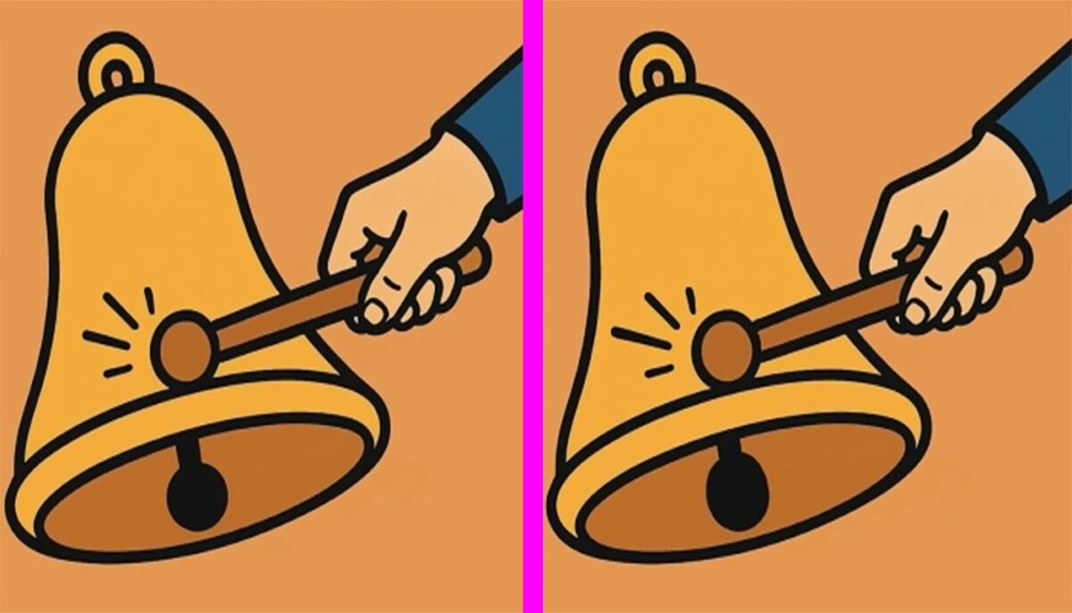 Imagine Stire Test de logică | Aceste două clopote par identice, dar nu sunt. Identificați cele 3 diferențe în 23 de secunde! | 2review.ro