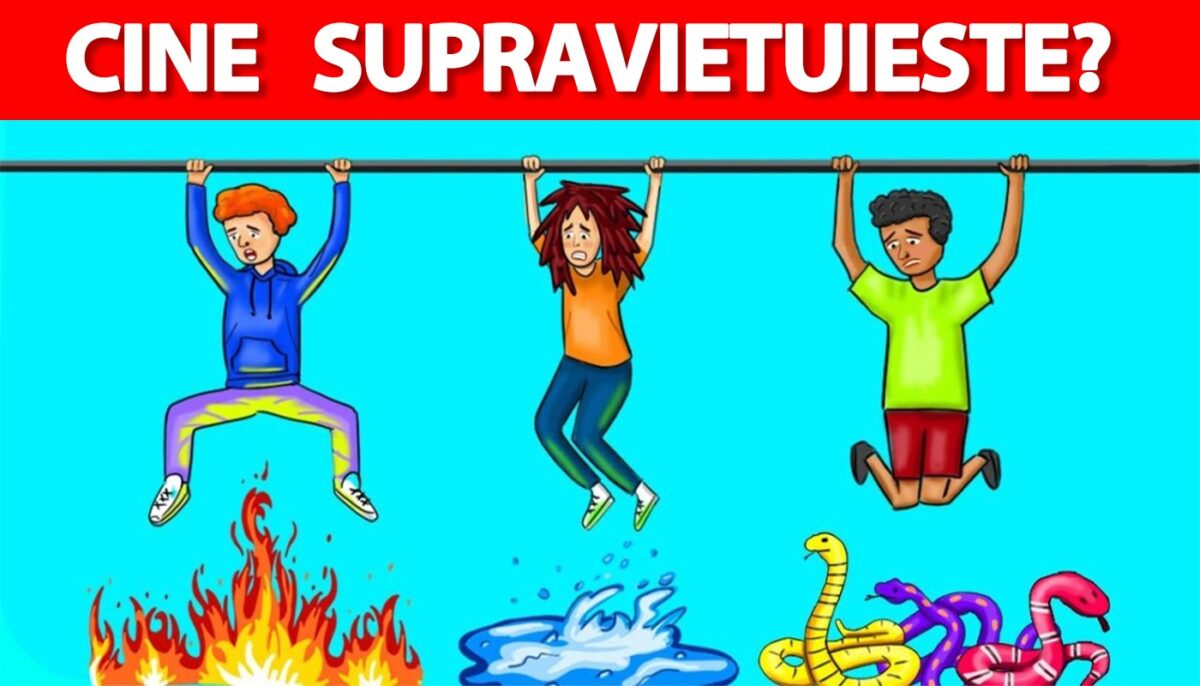 Imagine Stire Test IQ exclusiv pentru genii | Care dintre acești 3 oameni va supraviețui? | 2review.ro