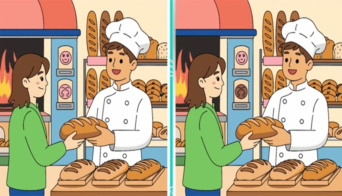 Imagine Stire TEST IQ | Aceste două imagini din brutărie par identice, dar nu sunt. Găsiți cele 3 diferențe! | 2review.ro