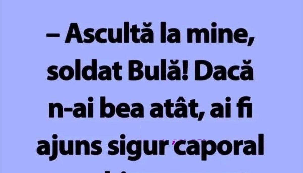 Imagine Stire BANC | „Ascultă la mine, soldat Bulă!” | 2review.ro