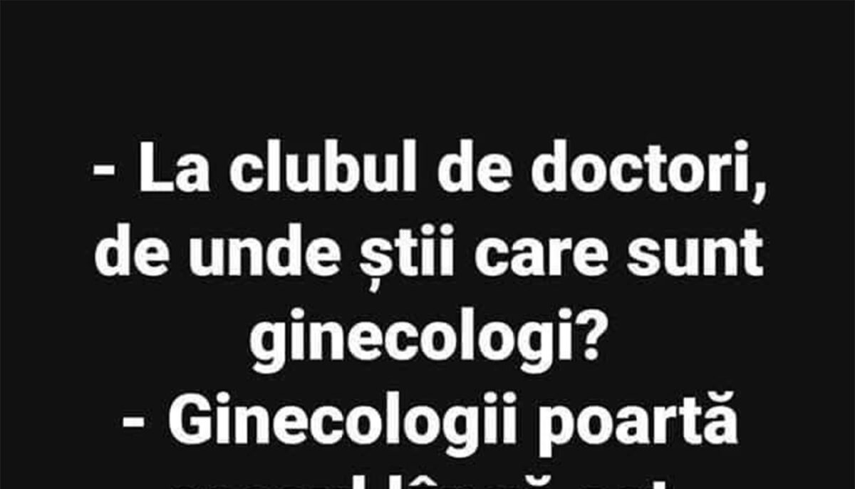 Imagine Stire Bancul de weekend | Cum recunoști un ginecolog dintre mai mulți doctori | 2review.ro