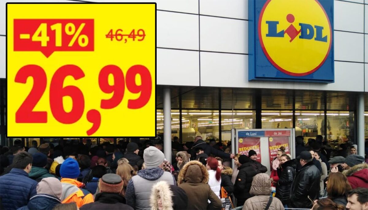 Cea mai mare reducere de la LIDL România. Produsul a fost ieftinit cu 41%