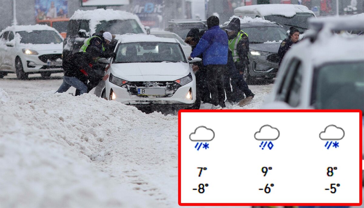 Orașul „iernii eterne”. Localitatea din România în care primăvara refuză să vină: Meteorologii Accuweather anunță viscol și -8 grade Celsius