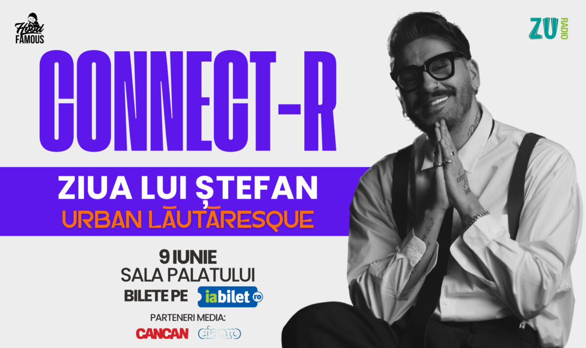 Connect-R revine la Sala Palatului, de ziua lui. La 44 de ani, „Ziua lui Ștefan” se sărbătorește pe 9 Iunie 2026