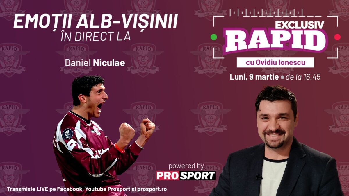 „EXCLUSIV RAPID” după Rapid – Craiova 1-1, la exact 20 de ani de la Rapid – Hamburg 2-0, e în direct pe YouTube – ProSport de la 16:45