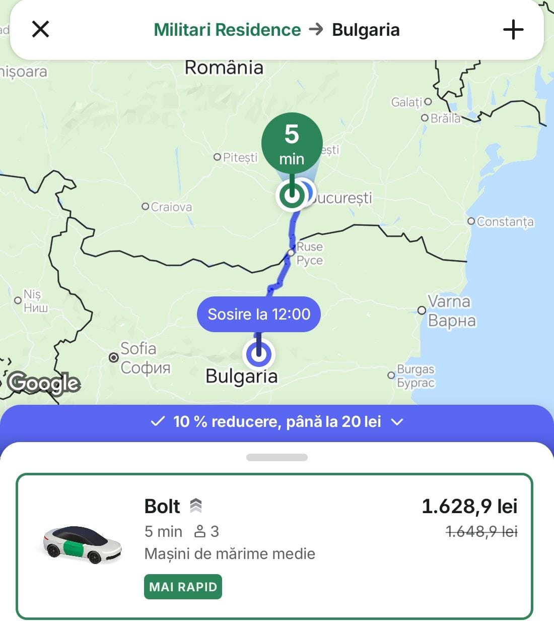 SURSA: Captură foto/Bolt