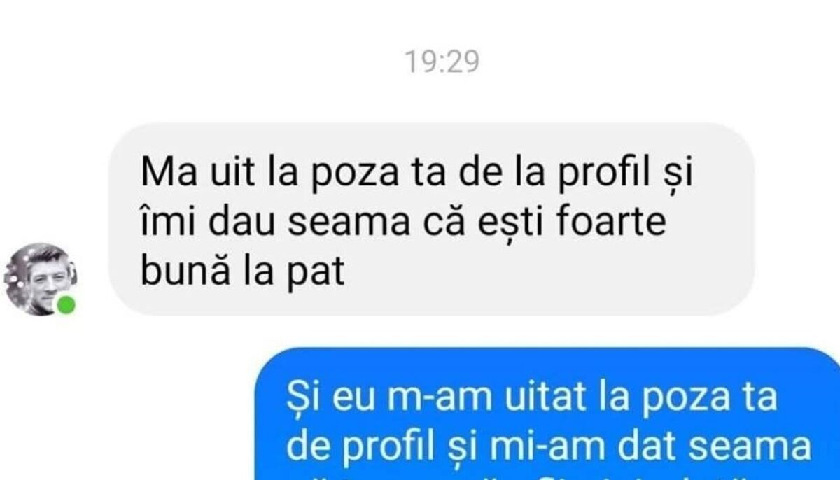 Imagine Stire BANC | „Mă uit la poza ta de profil și-mi dau seama că ești foarte bună la pat” | 2review.ro