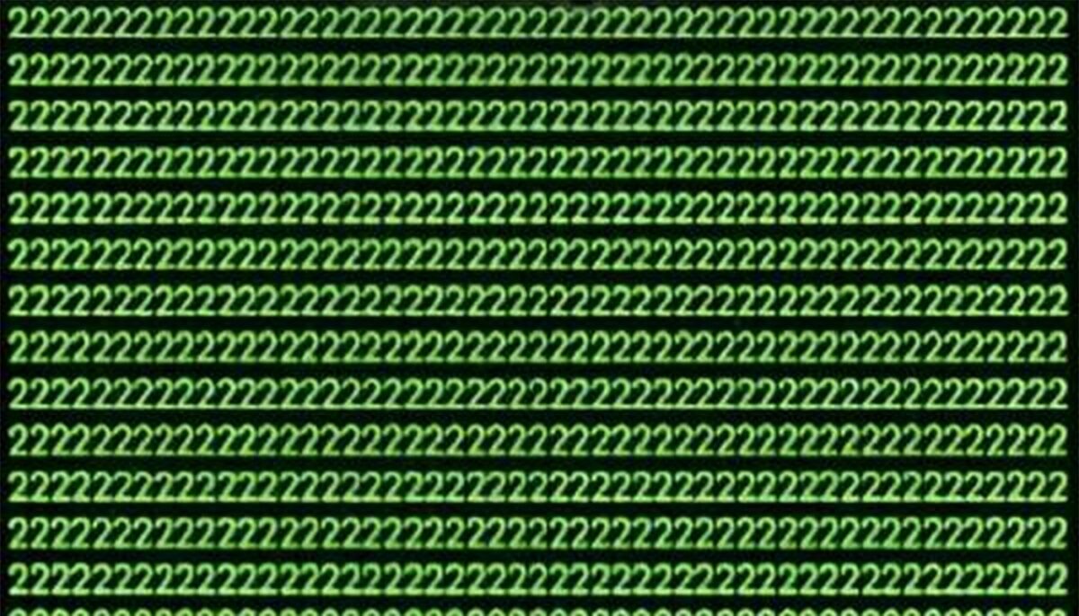 Imagine Stire Test IQ numai pentru genii | Identificați cifra 5 din această imagine, în maximum 7 secunde | 2review.ro