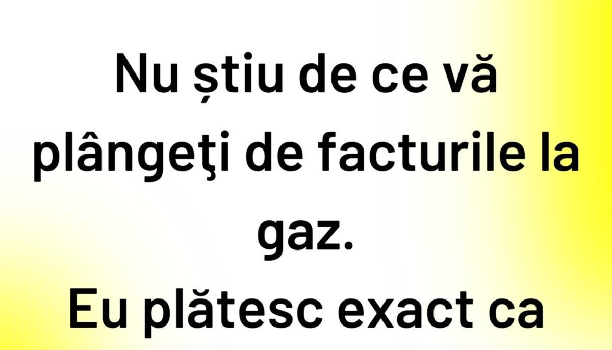 Imagine Stire Bancul începutului de săptămână | Adevărul despre facturile la gaz | 2review.ro