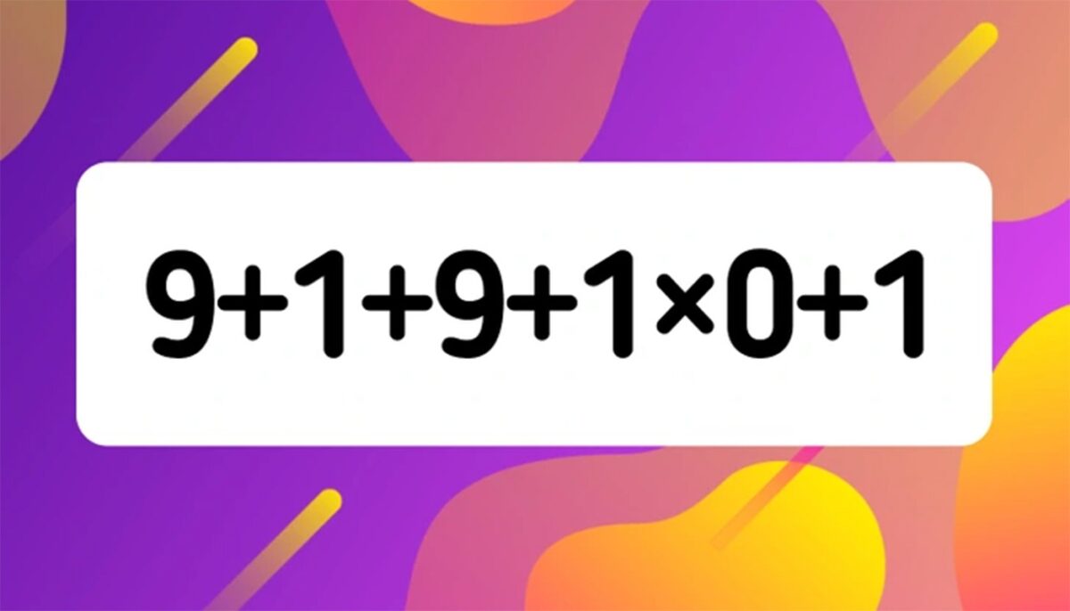 Imagine Stire Test IQ pentru matematicieni | Cât face 9 + 1 + 9 + 1 x 0 + 1 = ? | 2review.ro