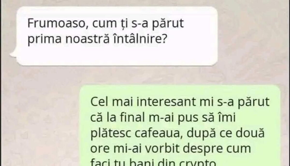 Imagine Stire BANC | „Frumoasa” și prima întâlnire | 2review.ro