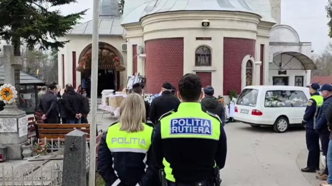 Alexandru Rățoi a fost înmormântat. SURSA: Captură video