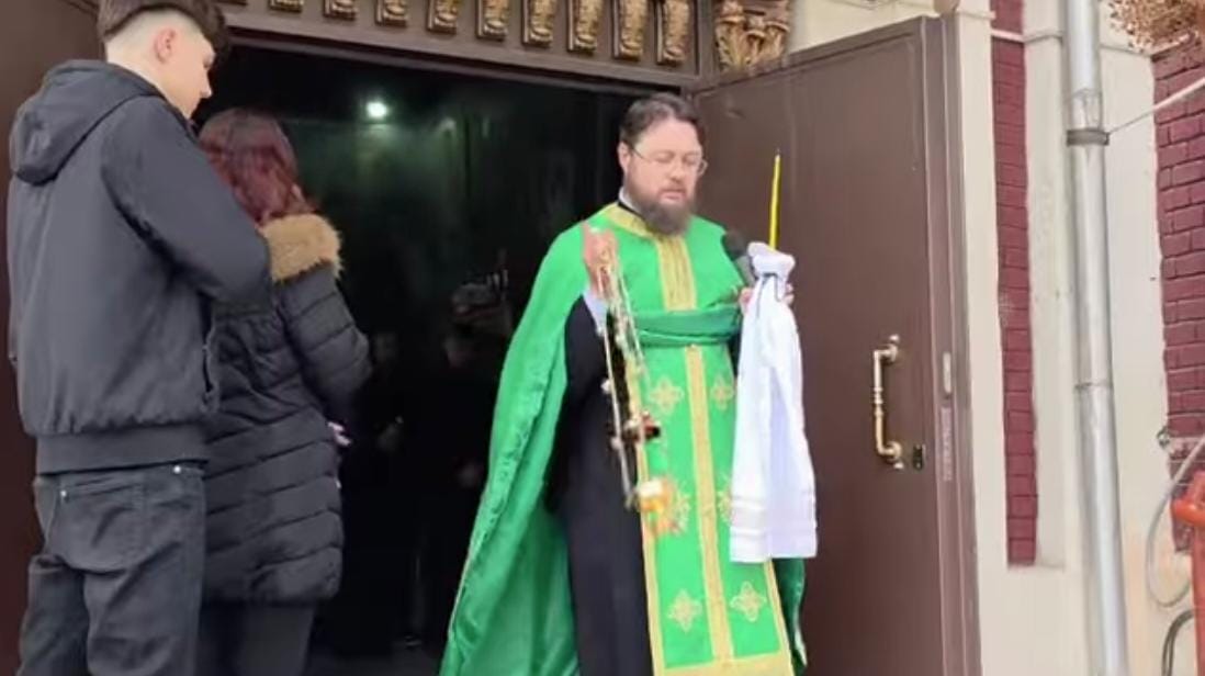 Alexandru Rățoi a fost înmormântat. SURSA: Captură video