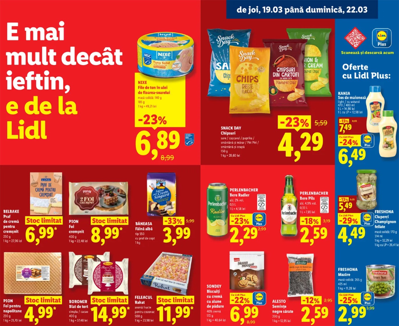 Aliment redus Lidl