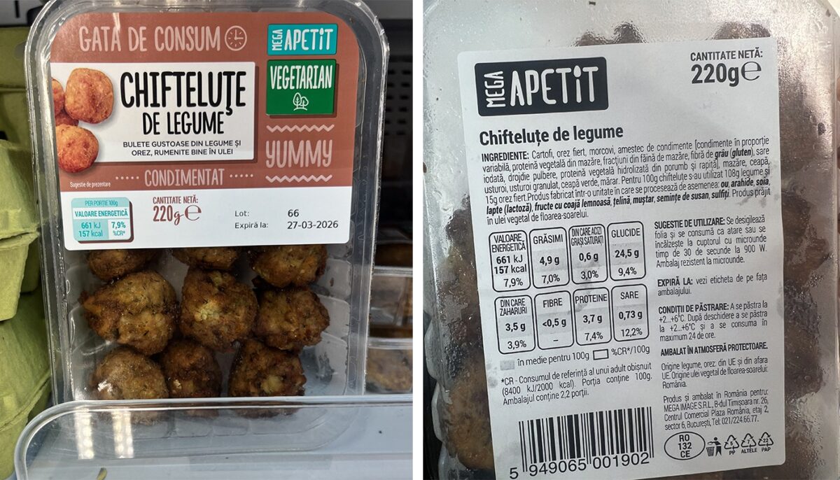 Imagine Stire Chiftele de post din Mega Image România. Din ce sunt făcute, de fapt | 2review.ro