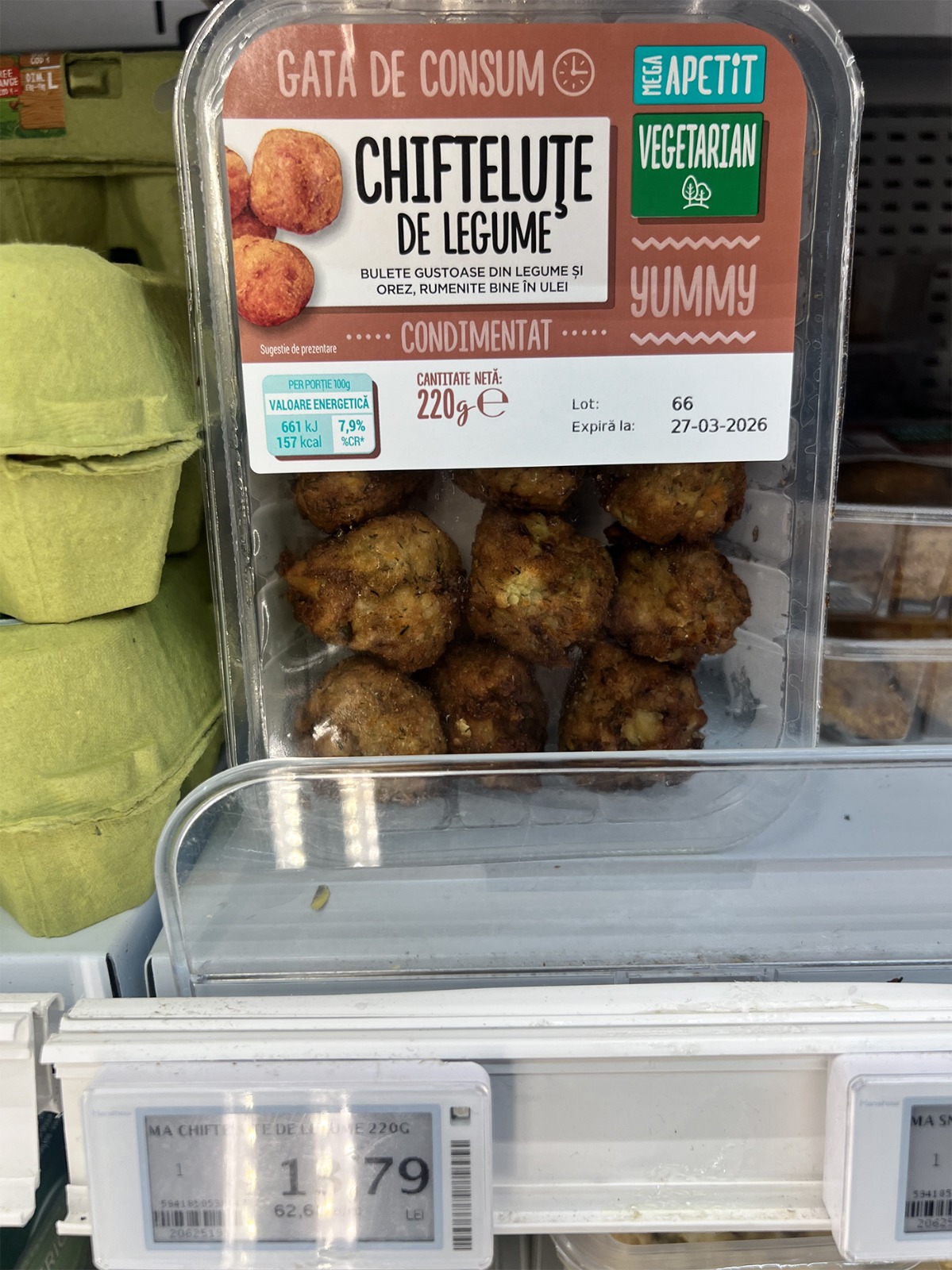 Din ce sunt făcute chiftele de post de la Mega