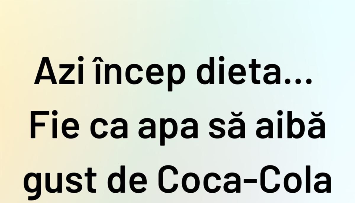 Imagine Stire BANCUL ZILEI | Azi încep dieta | 2review.ro