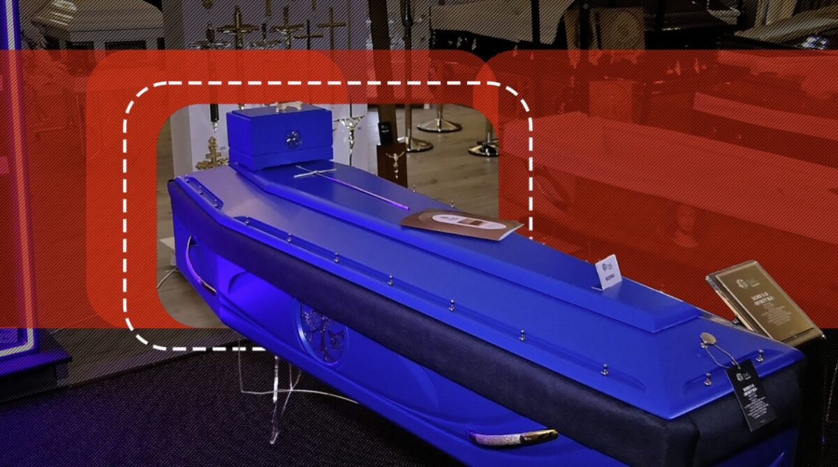 Imagine Stire Lux dus dincolo de viață. Prețul unui sicriu Gucci sau Louis Vuitton te lasă fără cuvinte | 2review.ro