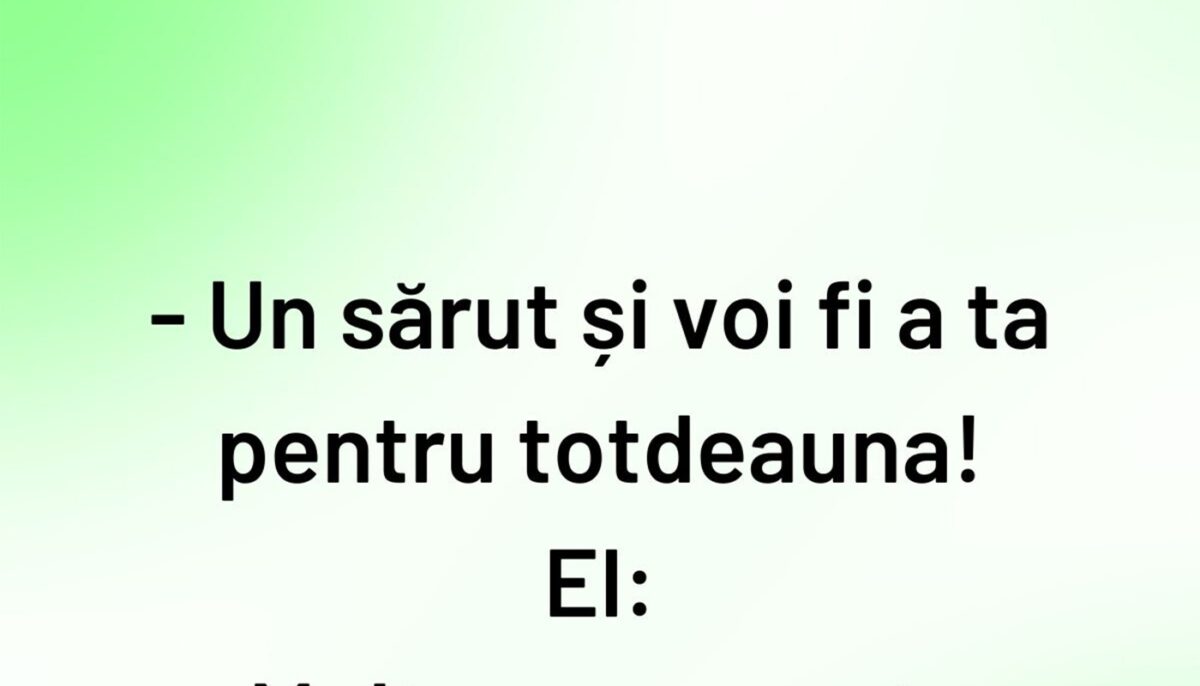 Imagine Stire BANCUL ZILEI | „Un sărut și voi fi a ta pentru totdeauna” | 2review.ro
