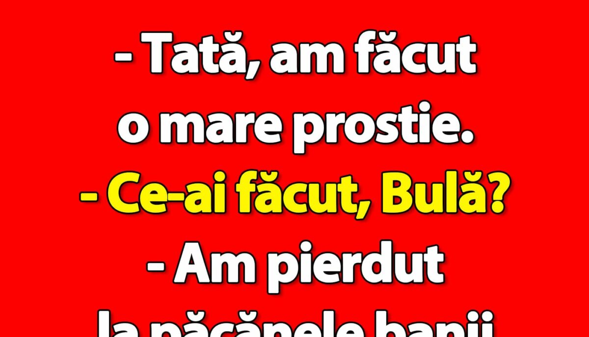 Imagine Stire Bancul de luni | Bulă a pierdut la păcănele banii de chirie | 2review.ro