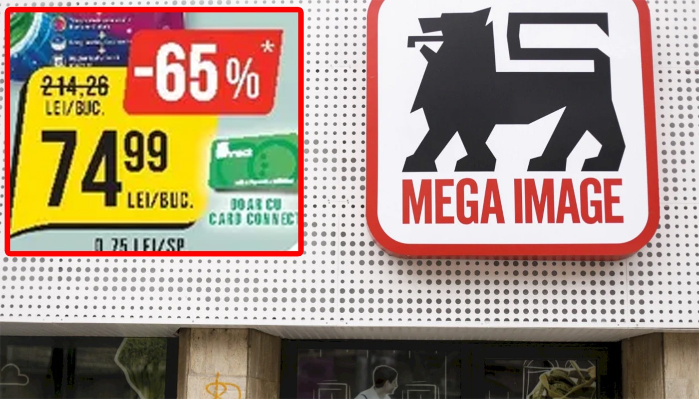 Reducerea primăverii în Mega Image. Produsul ieftinit cu 65%: de la 214 lei, la 74.99 lei