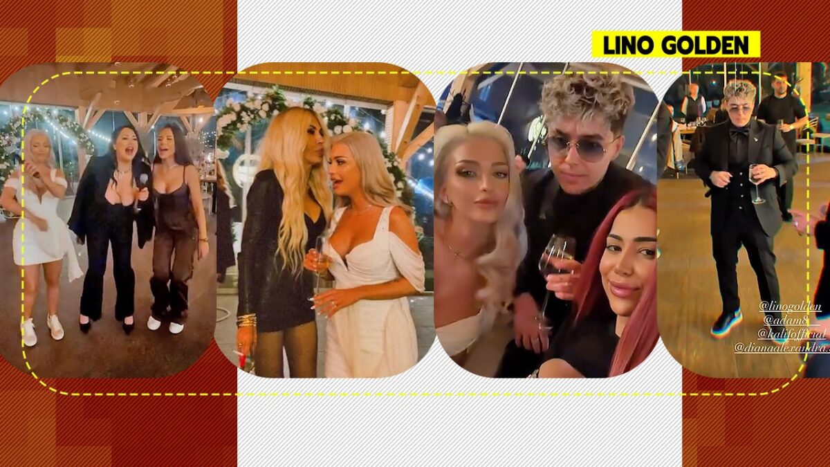 Lino Golden s-a recăsătorit! Primele imagini de la cununia civilă a artistului cu Diana