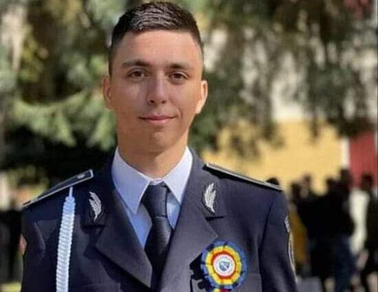 Imaginile durerii! Alexandru Rățoi, polițistul care s-a stins la 25 de ...