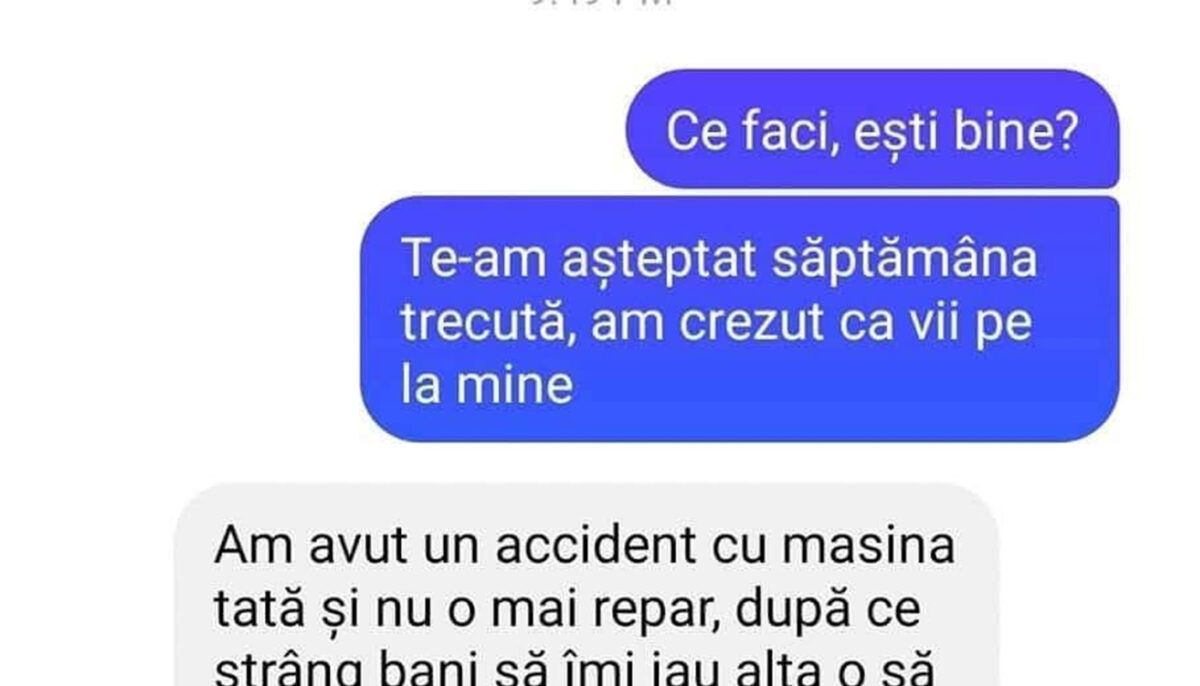 Imagine Stire BANCUL ZILEI | „Te-am așteptat săptămâna trecută, am crezut că vii pe la mine” | 2review.ro