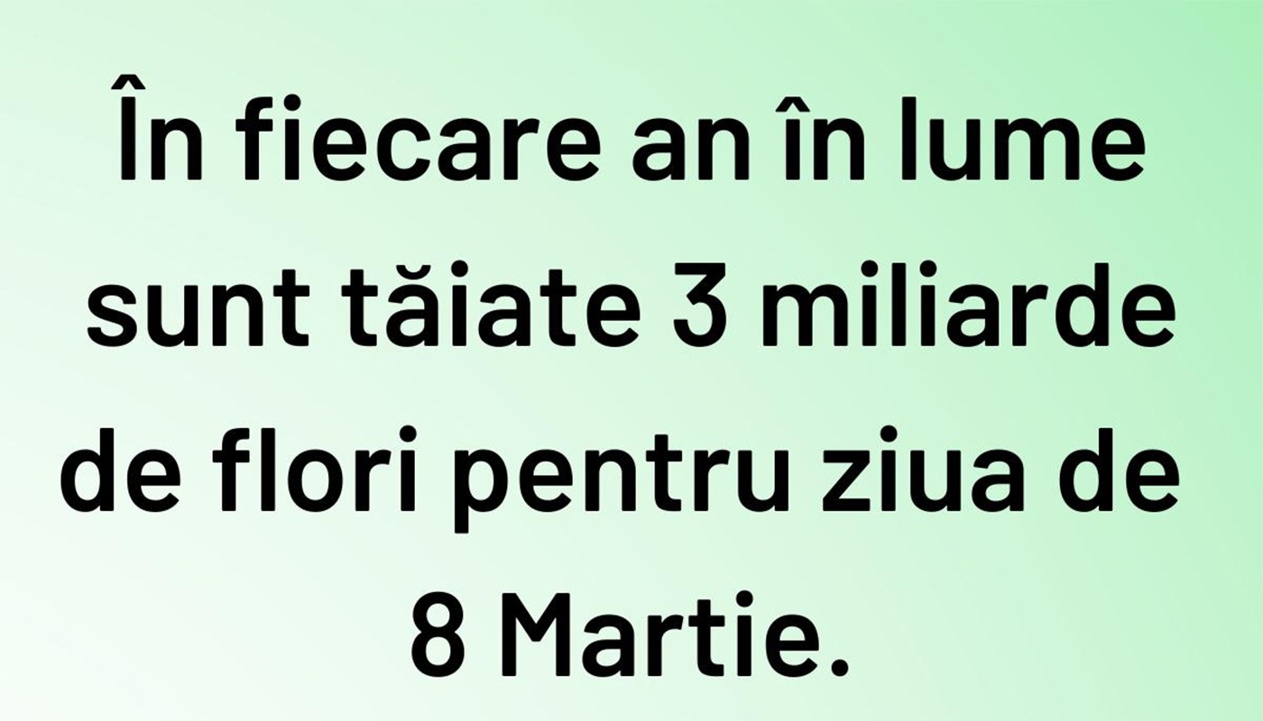 BANCUL ZILEI | Statistică de 8 Martie