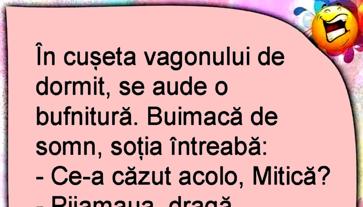Imagine Stire Bancul începutului de săptămână | În cușeta vagonului de dormit, se aude o bufnitură | 2review.ro