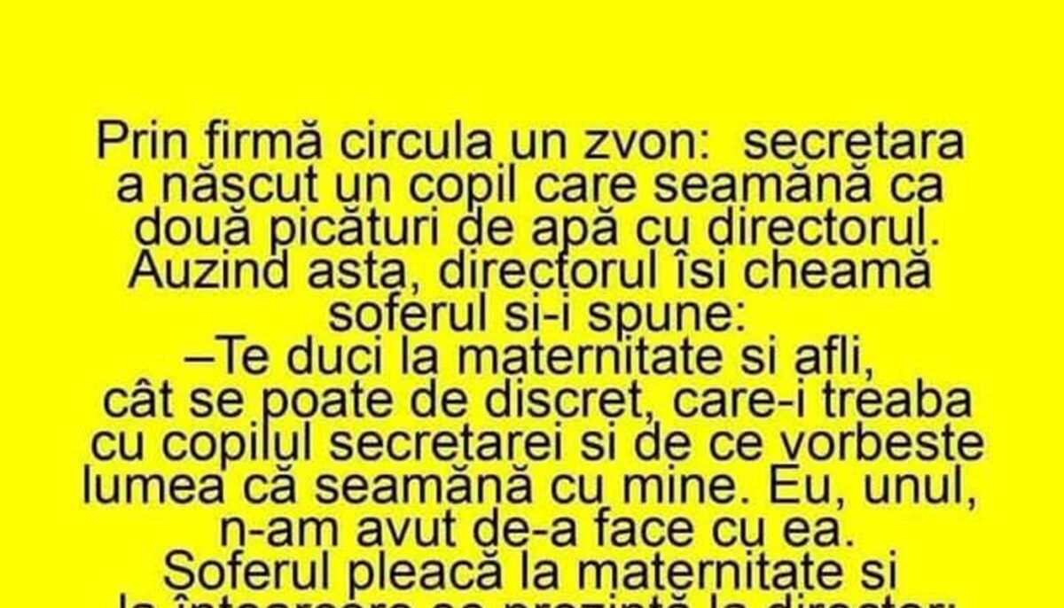 Imagine Stire Bancul de weekend | Copilul secretarei | 2review.ro