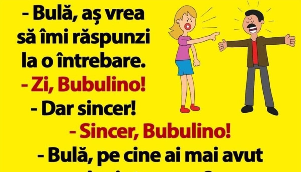 Imagine Stire Bancul de joi | Bulă și sinceritatea conjugală | 2review.ro