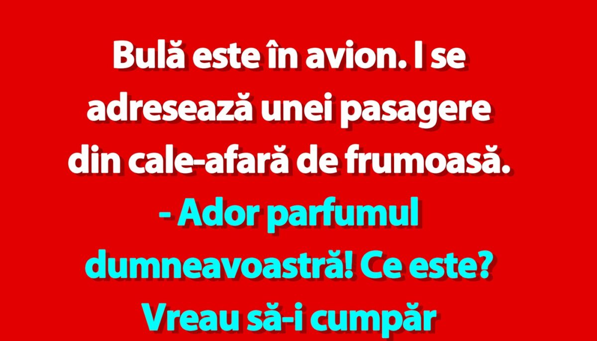Imagine Stire Bancul de marți | Cum să agați în avion – varianta Bulă | 2review.ro