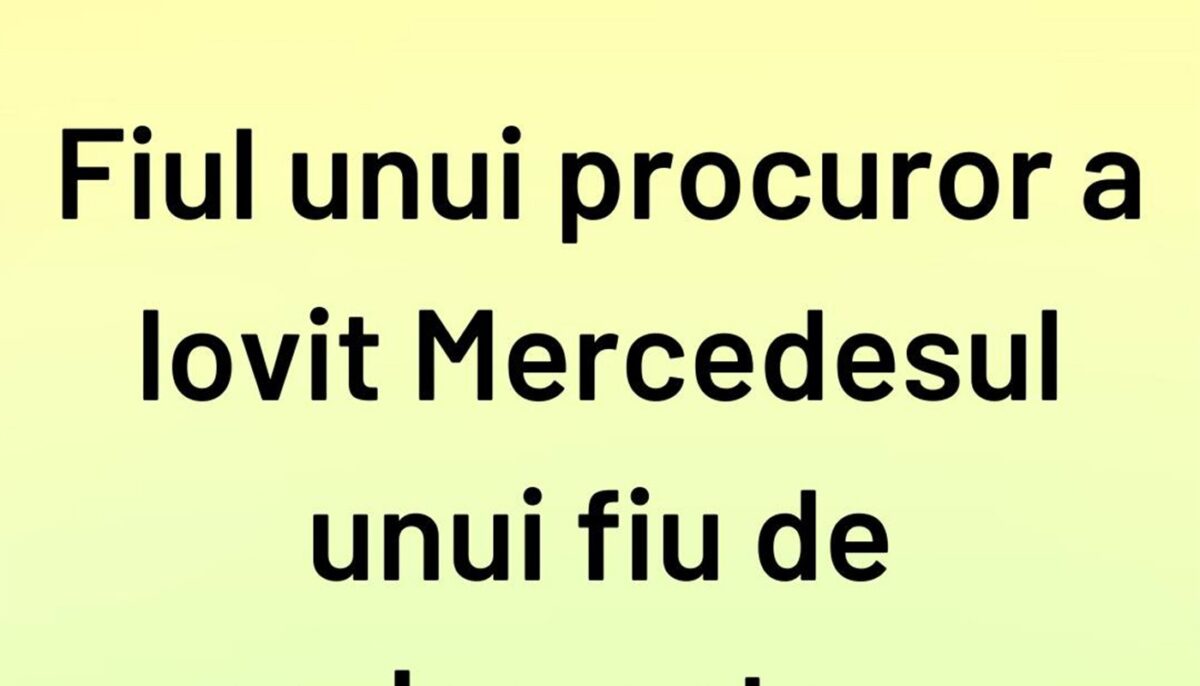 Imagine Stire BANC | Fiul unui procuror a lovit Mercedesul unui fiu de parlamentar. Cine e vinovat? | 2review.ro