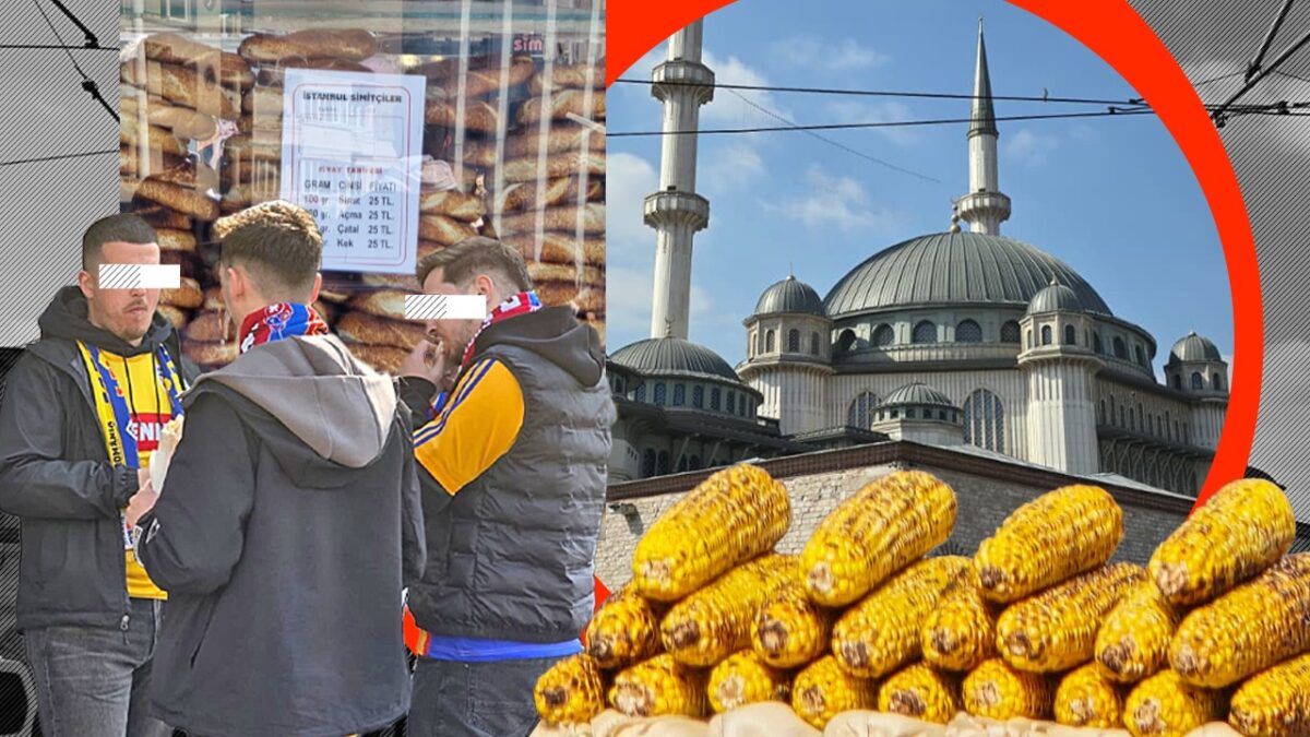 Imagine Stire Românii au luat cu asalt Piața Taksim, înainte de România-Turcia. Cât costă un doner sau un porumb copt? | 2review.ro