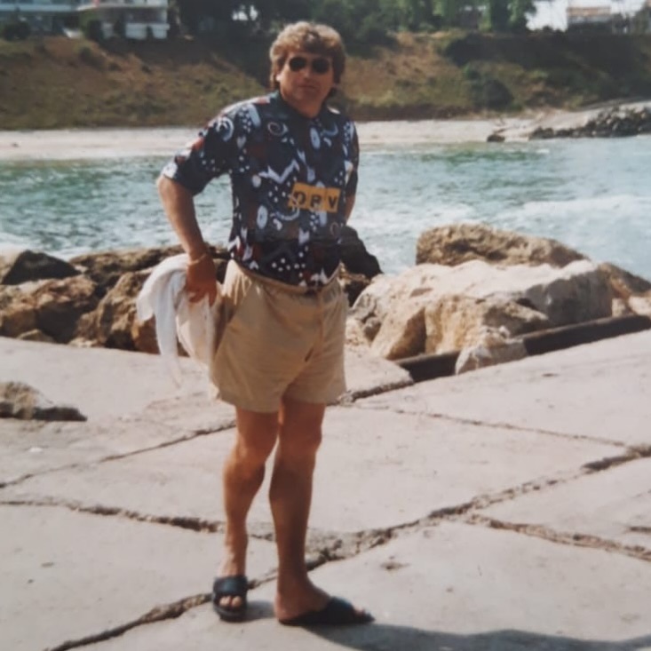 Tatăl Patriciei Vizitiu la mare