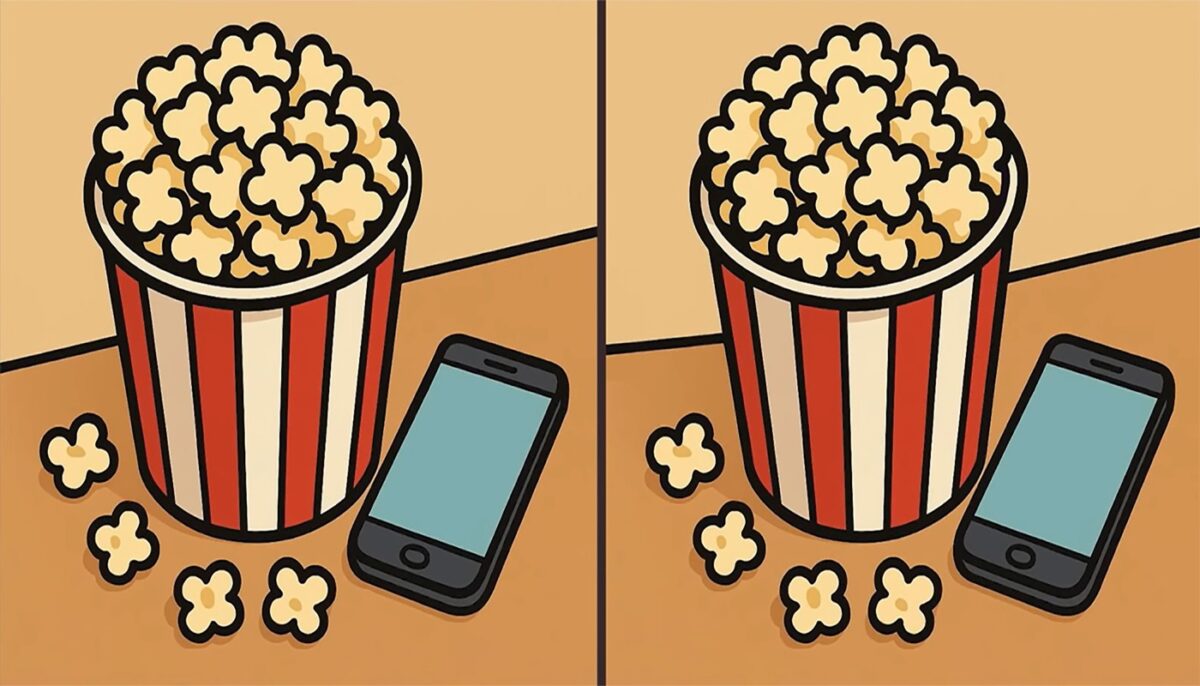 Imagine Stire Test de perspicacitate | Identificați 3 diferențe între aceste două boluri cu popcorn | 2review.ro