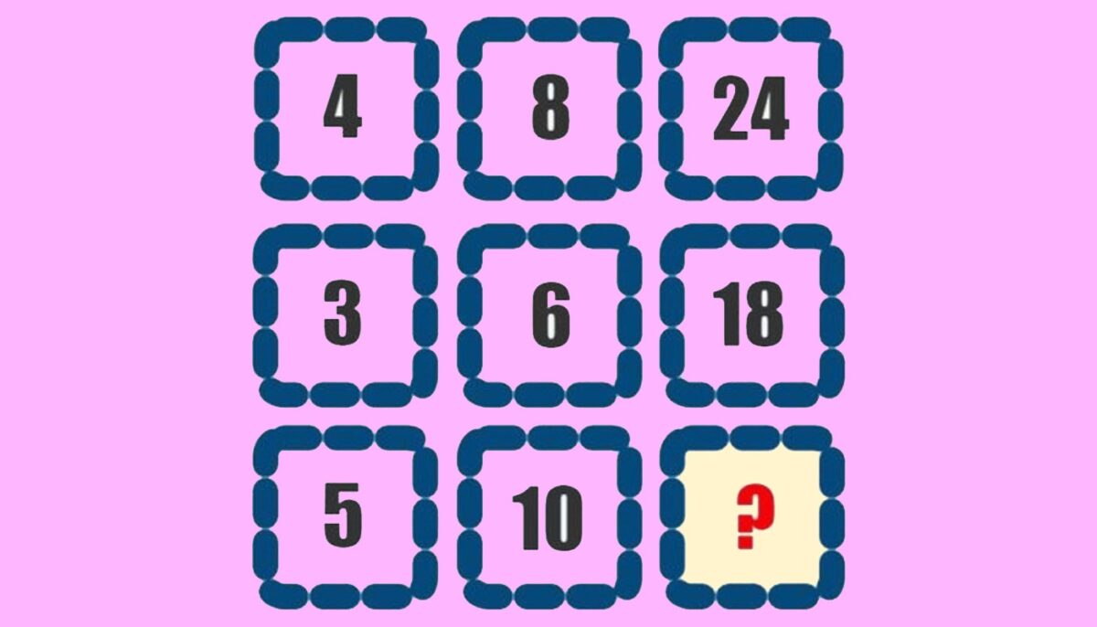 Imagine Stire Test de logică | Găsiți numărul care lipsește! Geniile reușesc în 15 secunde | 2review.ro