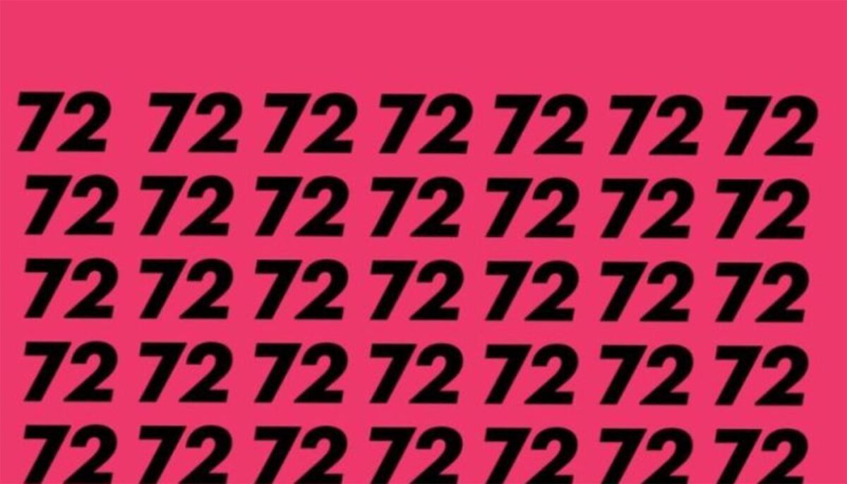 Imagine Stire Iluzie optică virală | Identificați numărul 27 ascuns printre 72 | 2review.ro