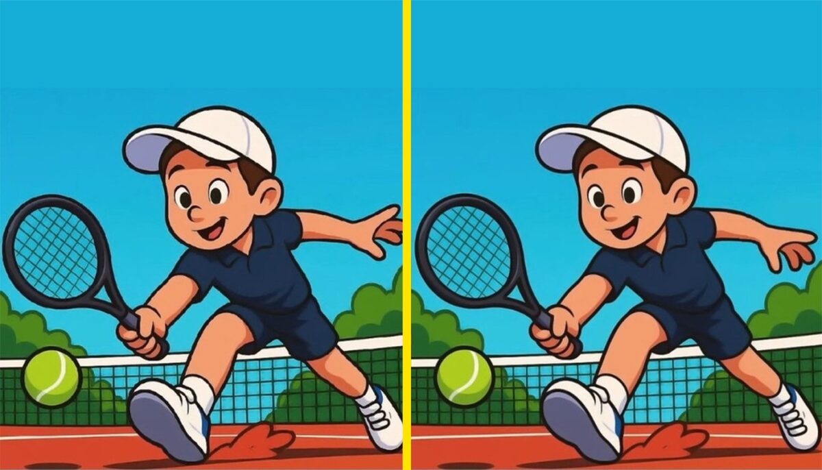 Imagine Stire Test de logică | Identificați toate diferențele dintre acești doi jucători de tenis. Câte ați găsit? | 2review.ro