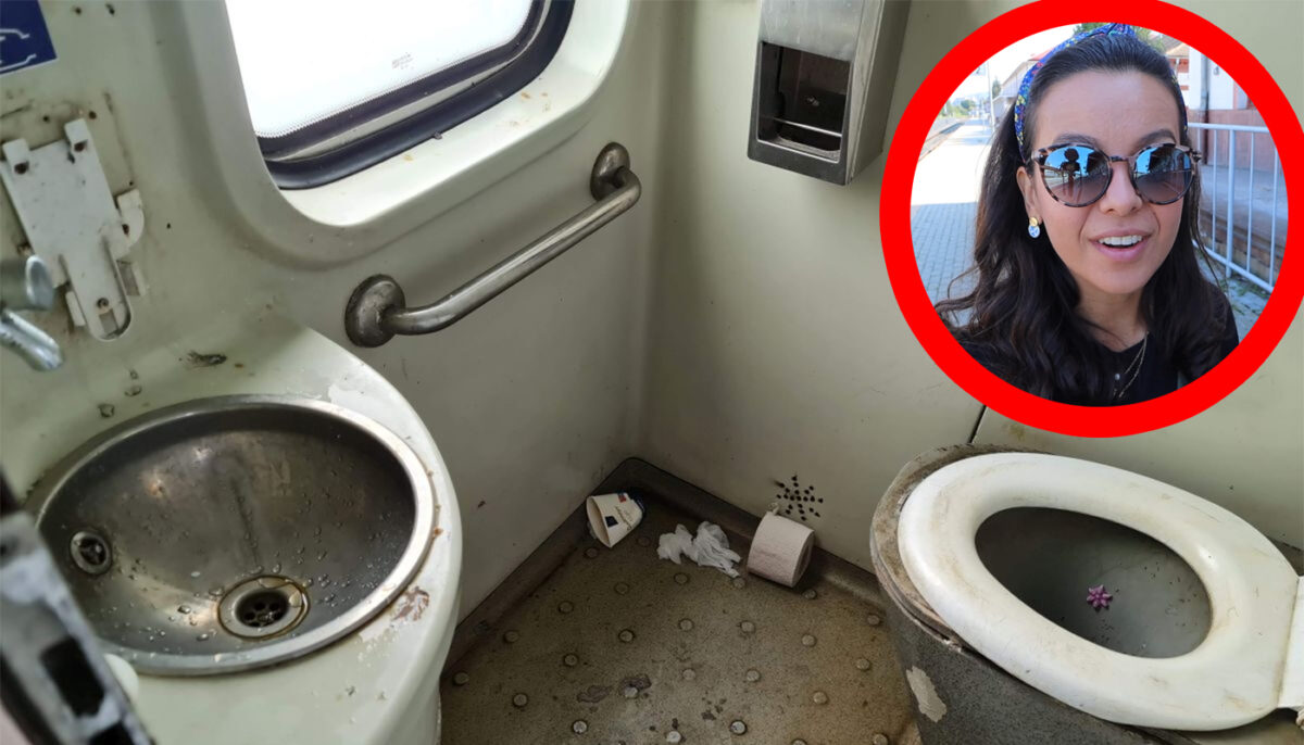 Imagine Stire Aflată în România, această turistă mexicană a luat un tren din Tg Mureș în Cluj-Napoca. Când a deschis ușa WC-ului, a rămas uimită de ce a putut vedea | 2review.ro