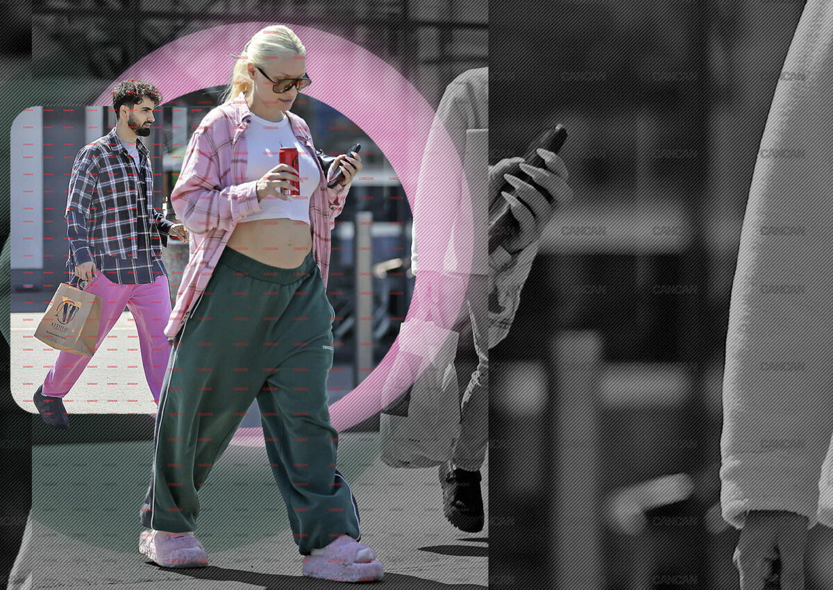 Imagine Stire Alexandra Stan și-a arătat burtica de graviduță în toată splendoarea! Iubitul artistei i-a făcut poftele la „împinge tava” | 2review.ro