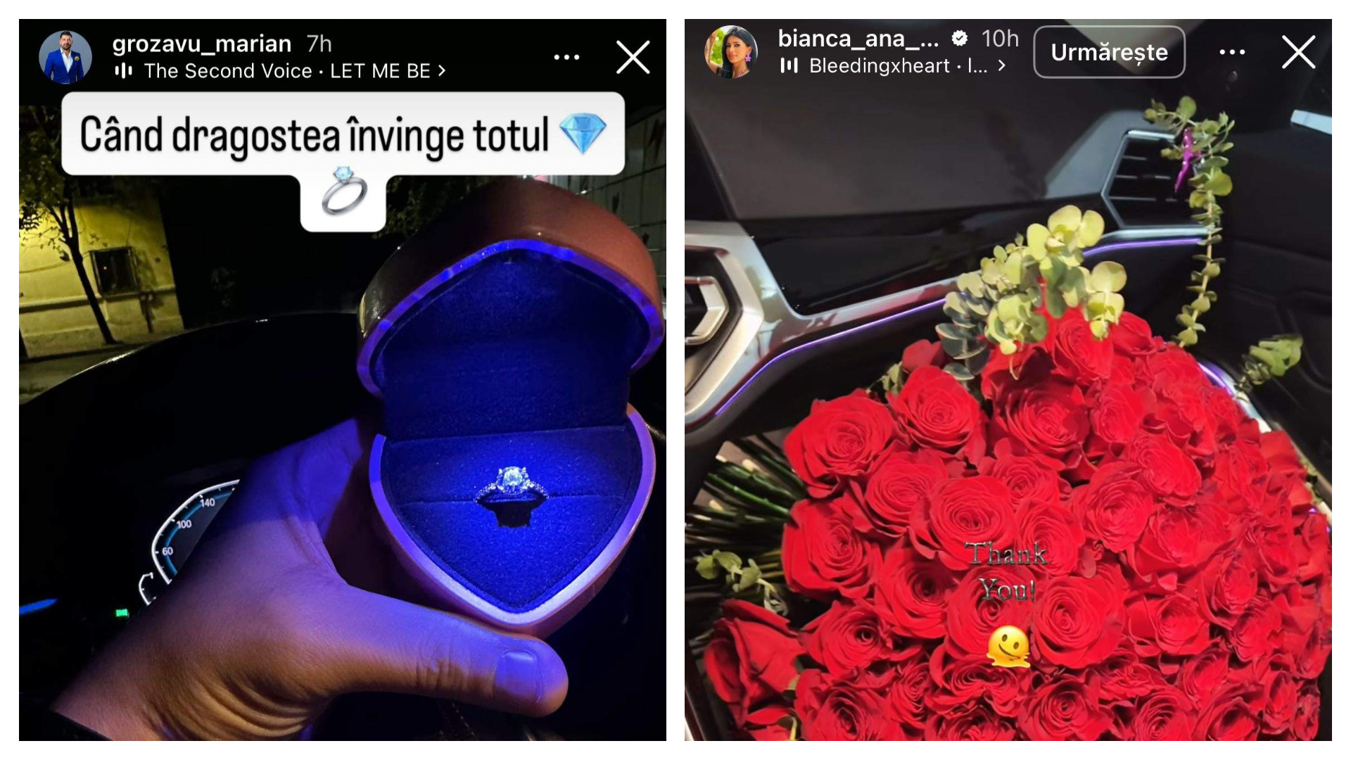 Marian Grozavu a cerut-o e soție pe Bianca Dan (SURSA: INSTAGRAM.COM)