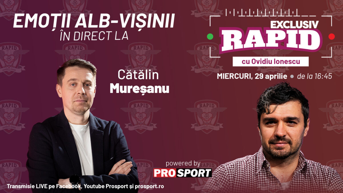 Imagine Stire Rapidiștii adevărați nu se dezic de echipa favorită, indiferent de rezultate, iar noi vă așteptăm la „EXCLUSIV RAPID”, în direct pe YouTube și Facebook – ProSport, de la 16:45! | 2review.ro