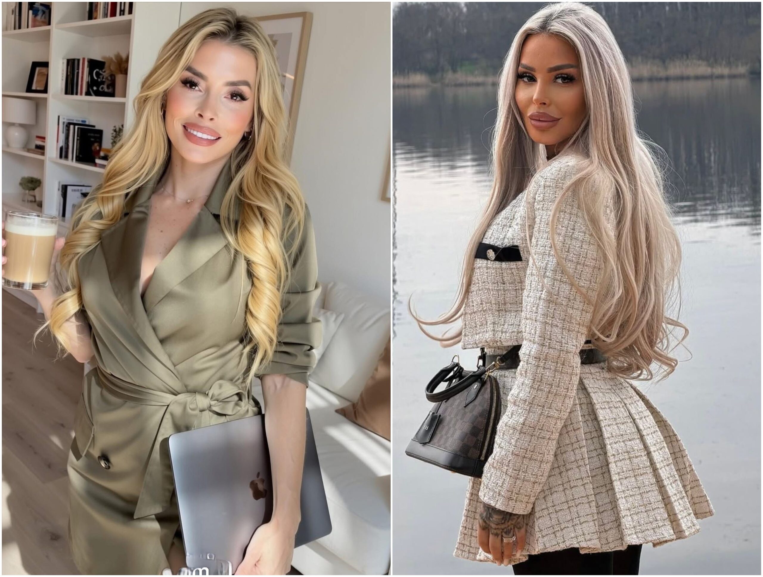 Paula Cojocaru (foto stânga) este bună prietenă cu Iasmina Halas (foto dreapta)