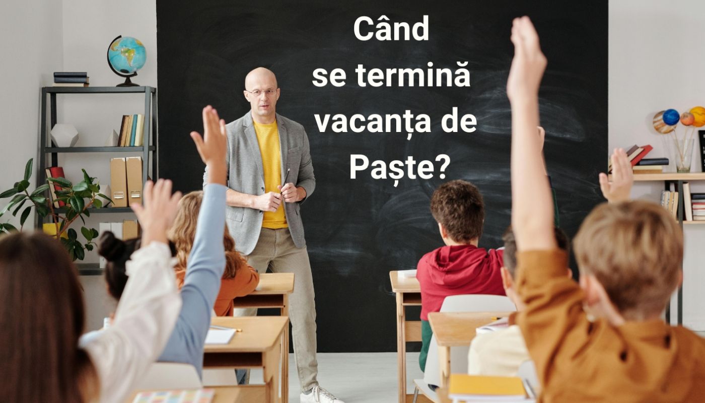 Pe ce dată începe școala după vacanța de Paște. Când revin elevii la ore