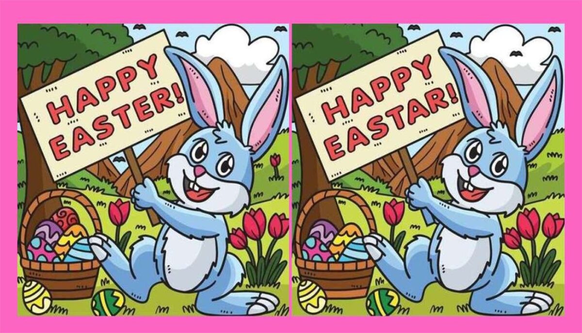 Imagine Stire Test de inteligență de Paște | Identificați toate cele 8 diferențe dintre aceste două imagini! | 2review.ro